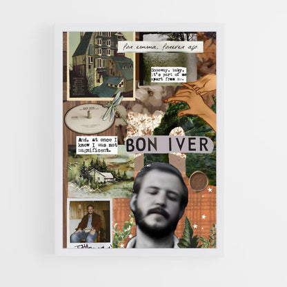 ap-bon iver-5 cadre Blanc
