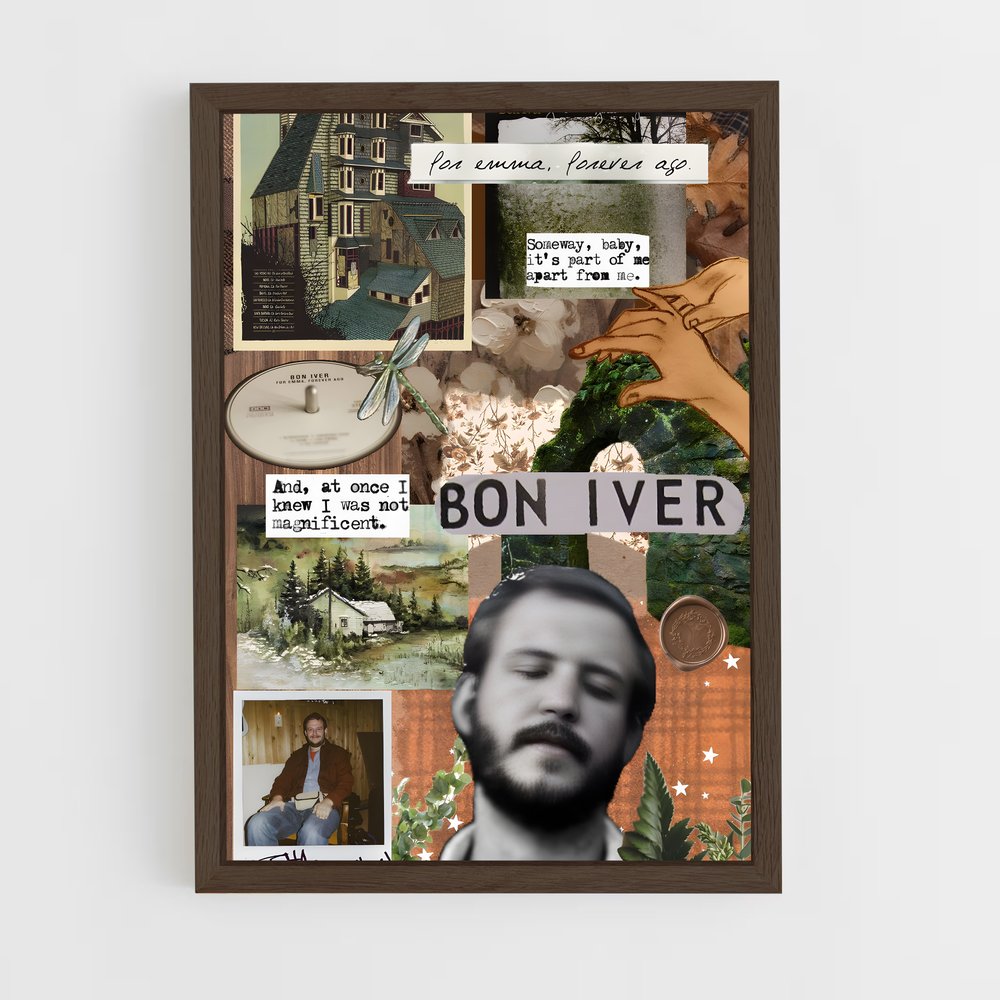 ap-bon iver-5 cadre Bois foncé
