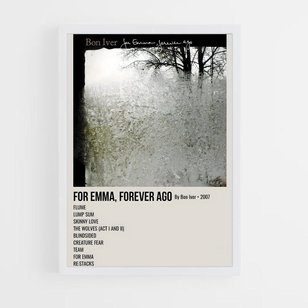 ap-bon iver-8 cadre Blanc