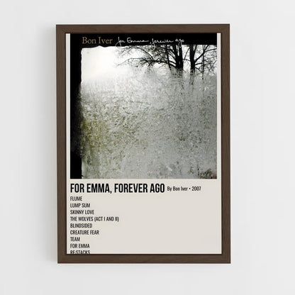 ap-bon iver-8 cadre Bois foncé