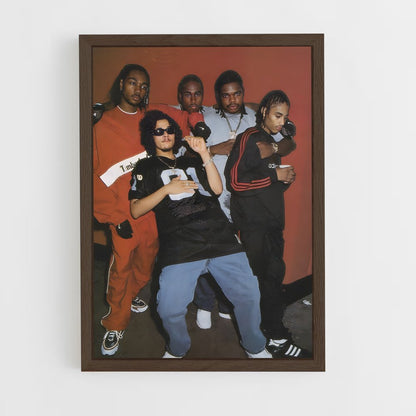 ap-bone thugs-n-harmony-1 cadre Bois foncé