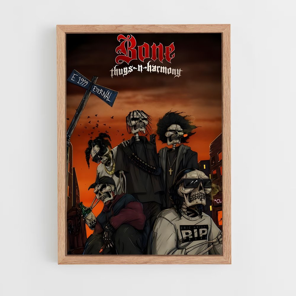 ap-bone thugs-n-harmony-2 cadre Bois clair