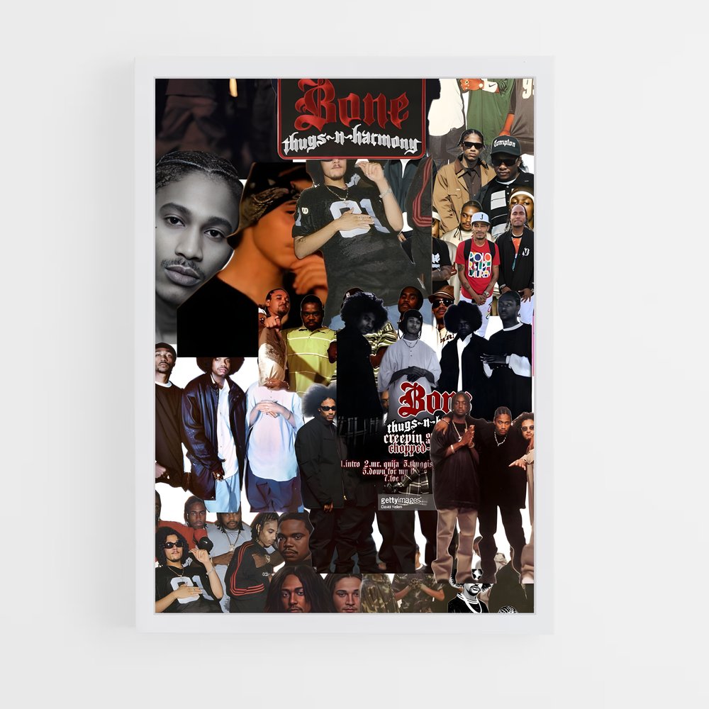 ap-bone thugs-n-harmony-3 cadre Blanc