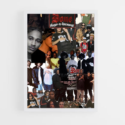 ap-bone thugs-n-harmony-3 cadre Blanc