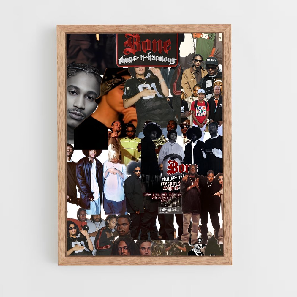ap-bone thugs-n-harmony-3 cadre Bois clair