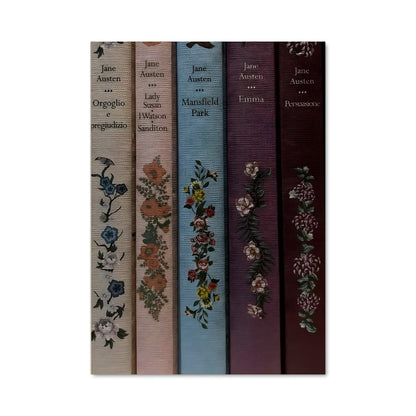 Poster Livres et Fleurs