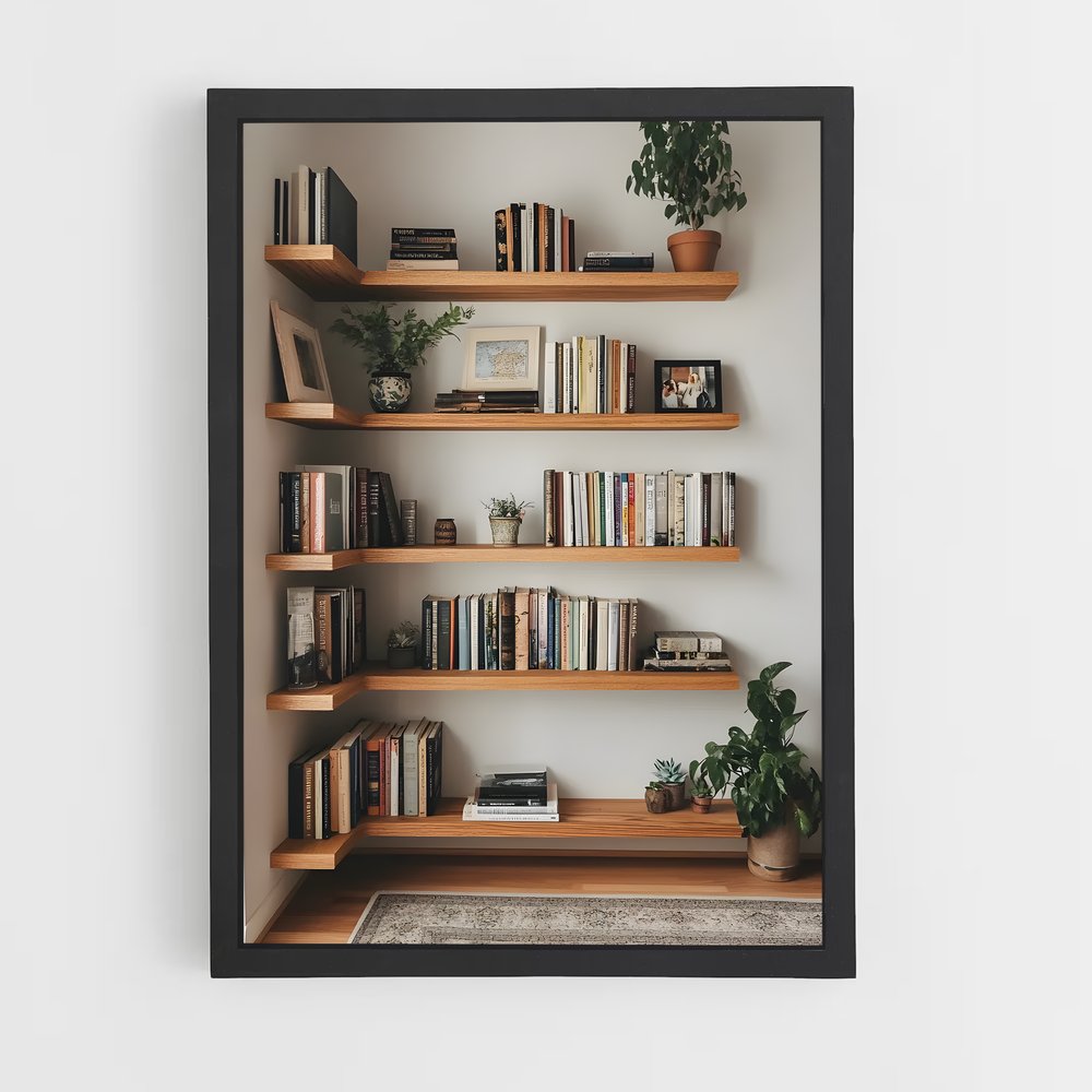ap-bookshelf-4 cadre Noir