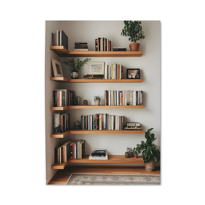 Poster Bibliothèque Enchantée