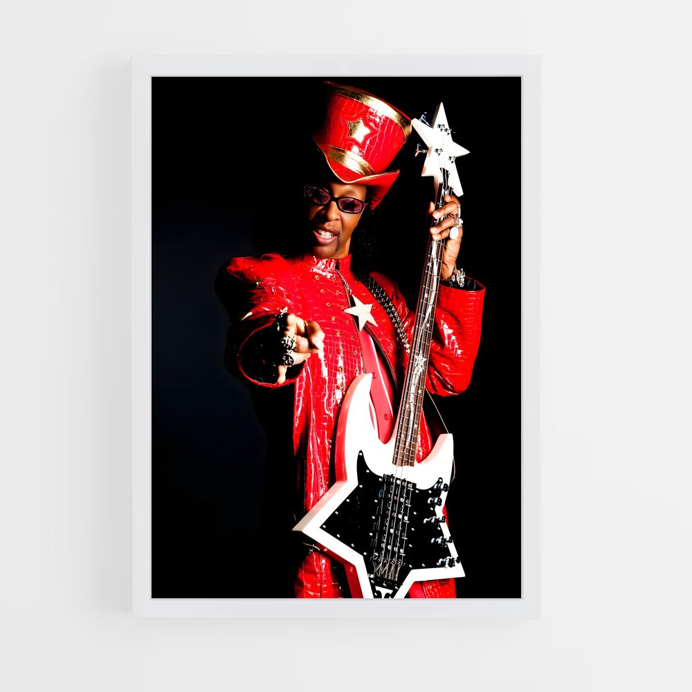ap-bootsy collins-1 cadre Blanc