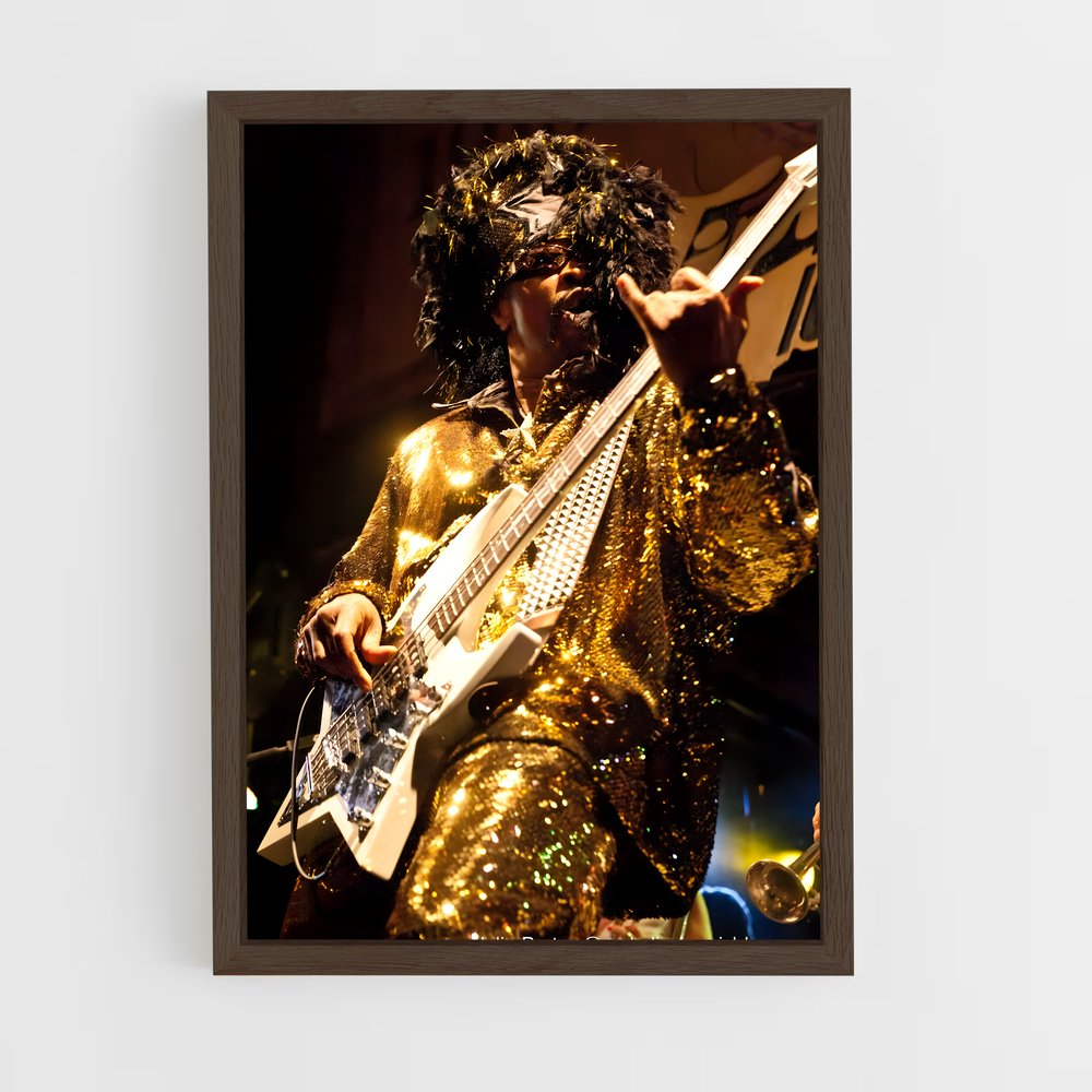 ap-bootsy collins-2 cadre Bois foncé