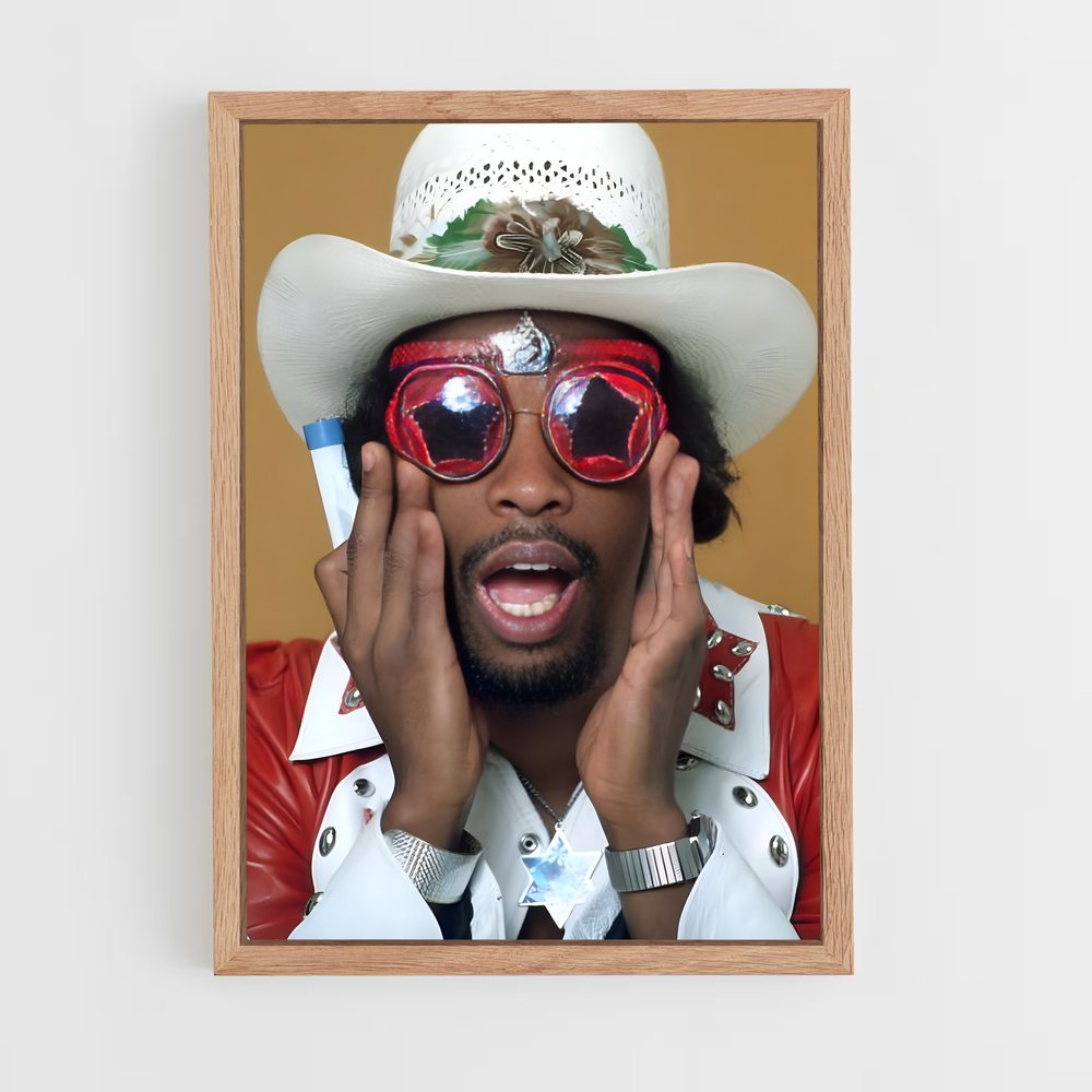 ap-bootsy collins-3 cadre Bois clair