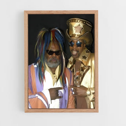 ap-bootsy collins-4 cadre Bois clair