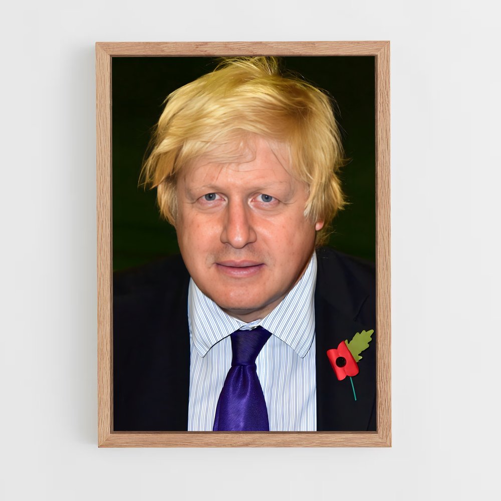 ap-boris johnson-1 cadre Bois clair