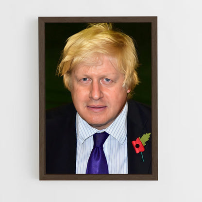 ap-boris johnson-1 cadre Bois foncé