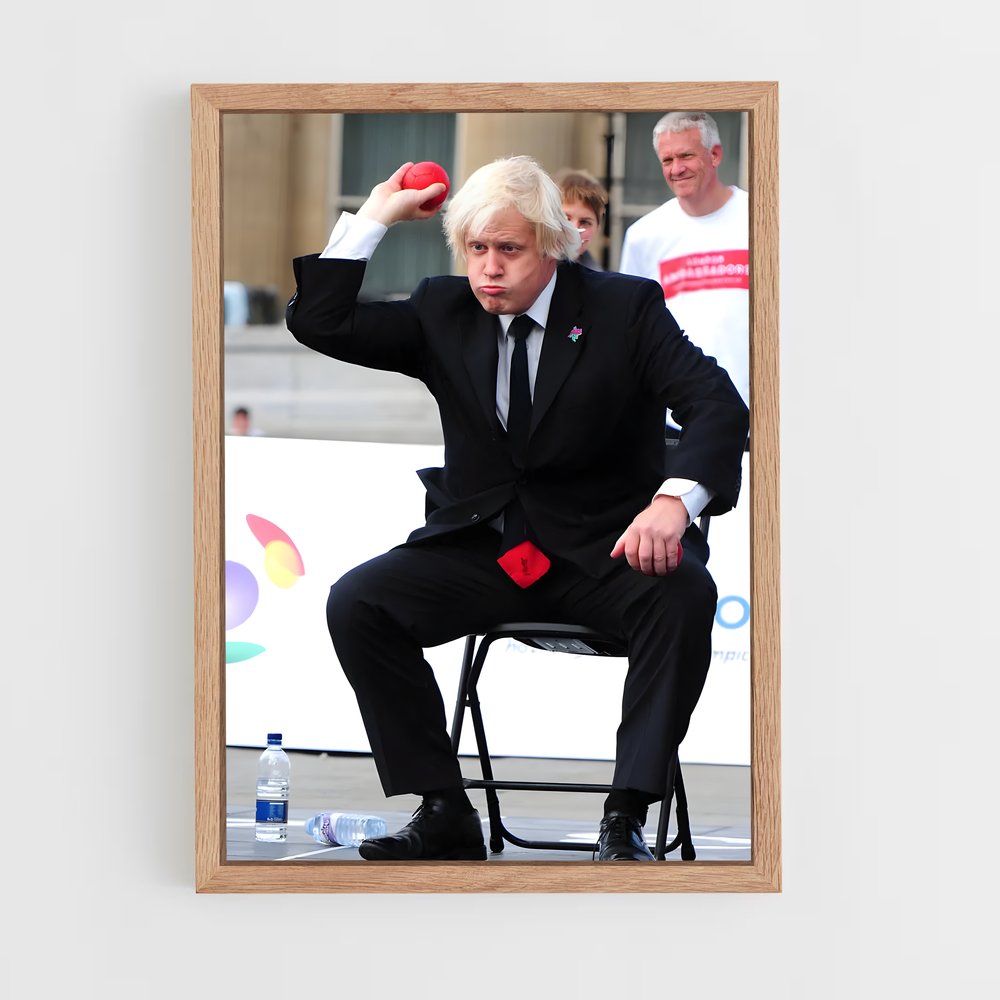 ap-boris johnson-4 cadre Bois clair