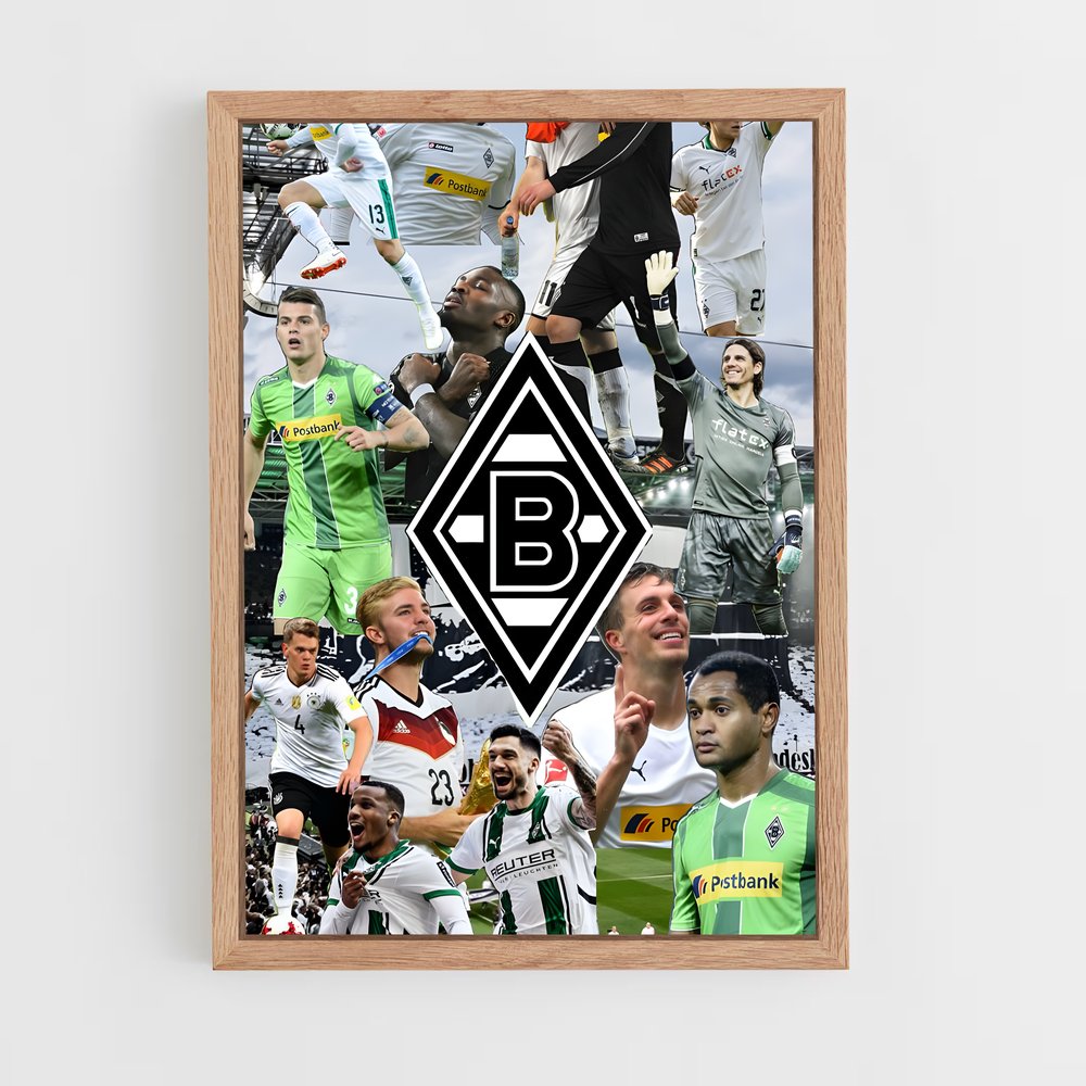 ap-borussia monchengladbach-2 cadre Bois clair