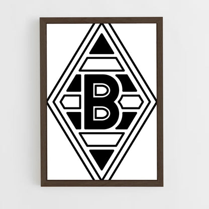 ap-borussia monchengladbach-4 cadre Bois foncé