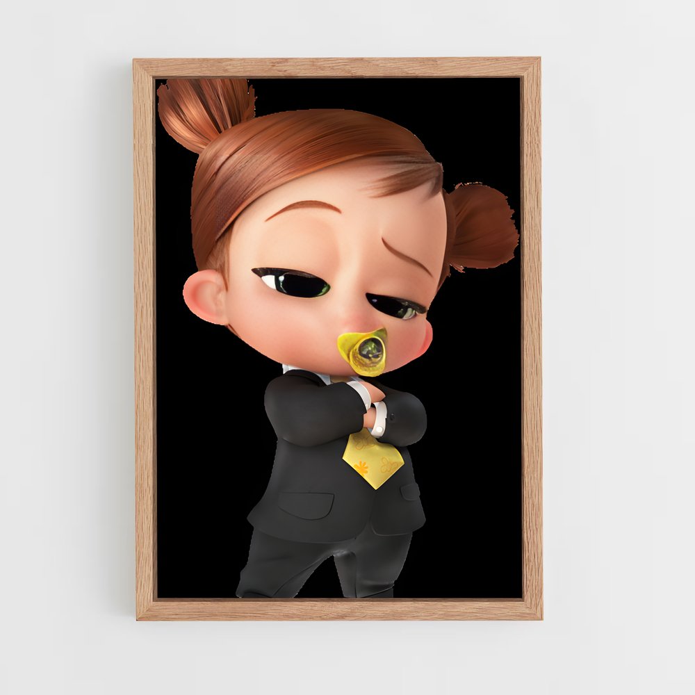 ap-boss baby-1 cadre Bois clair