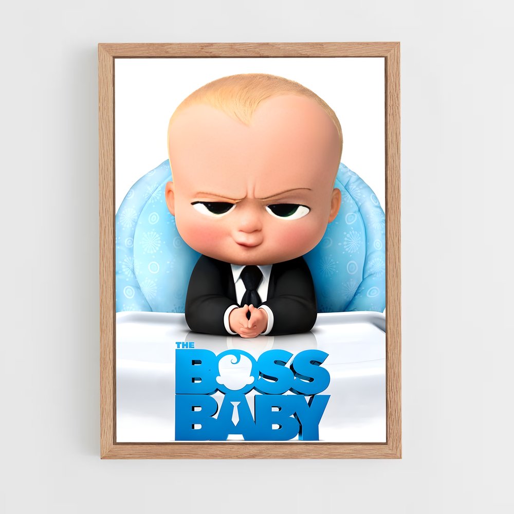 ap-boss baby-3 cadre Bois clair