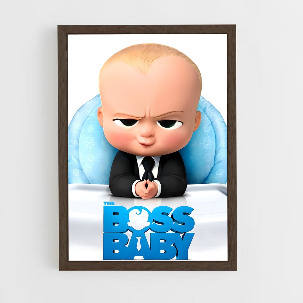 ap-boss baby-3 cadre Bois foncé