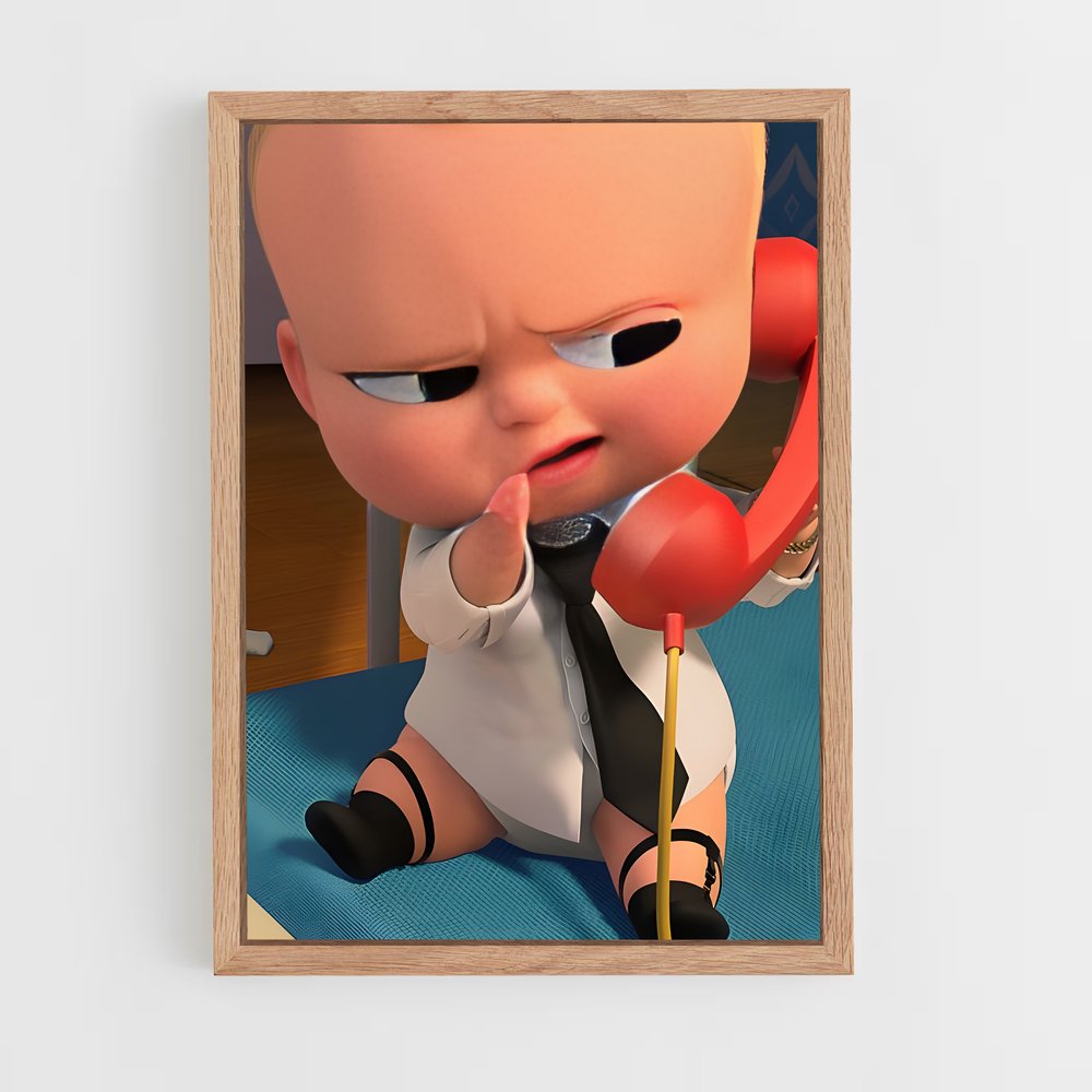 ap-boss baby-4 cadre Bois clair