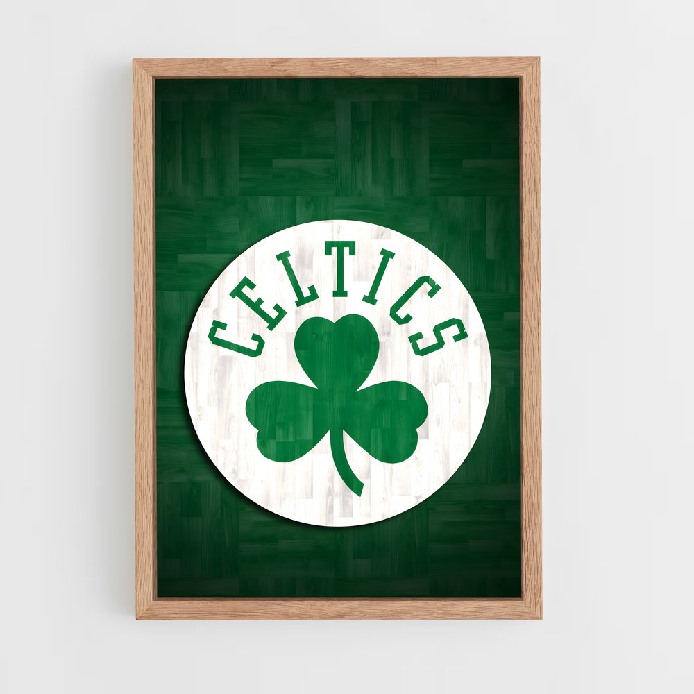 ap-boston celtics-12 cadre Bois clair