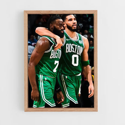 ap-boston celtics-8 cadre Bois clair