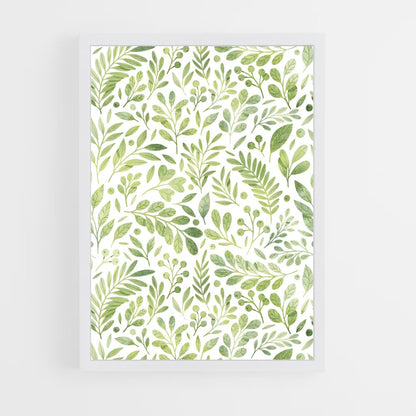ap-botanical patterns-2 cadre Blanc