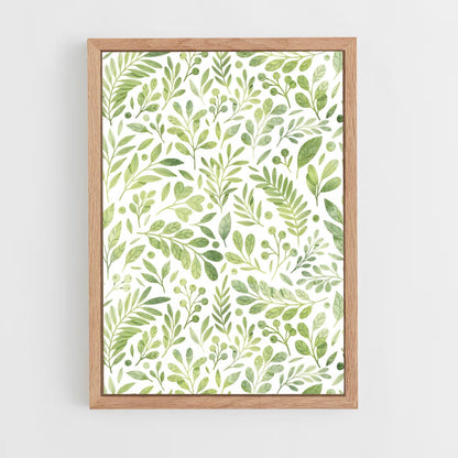 ap-botanical patterns-2 cadre Bois clair