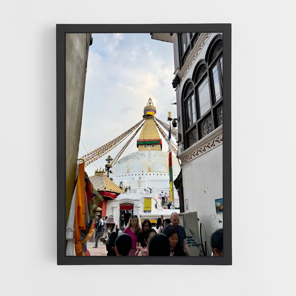 ap-boudhanath stupa-6 cadre Noir
