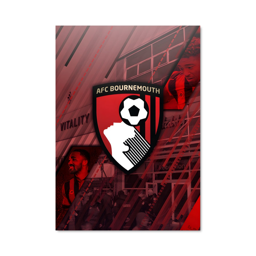 Poster Masque Rouge et Noir