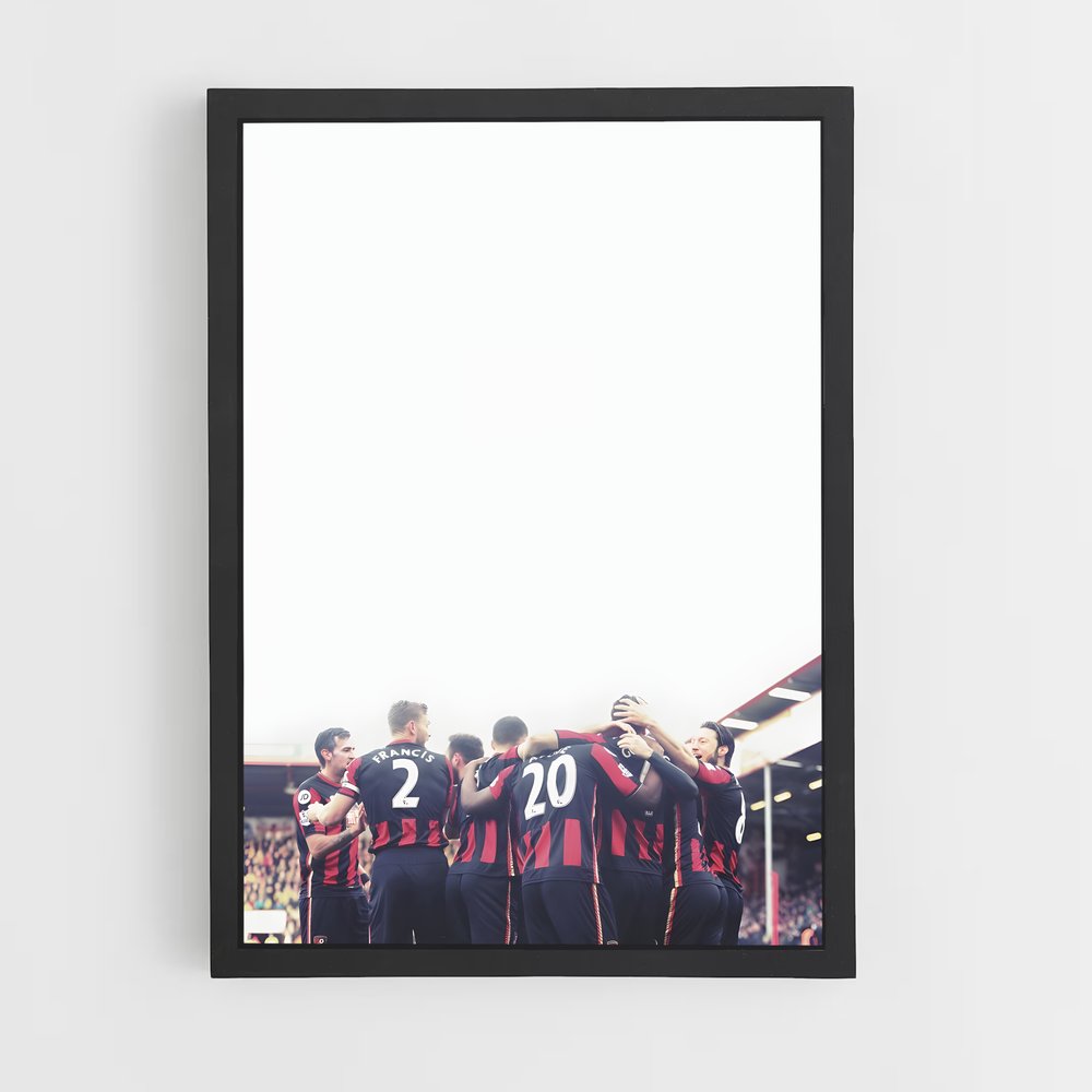 ap-bournemouth afc-12 cadre Noir