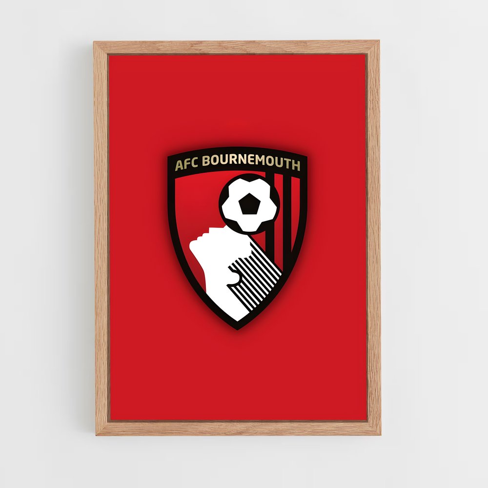 ap-bournemouth afc-3 cadre Bois clair