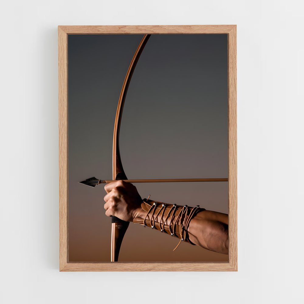 ap-bow and arrow-2 cadre Bois clair