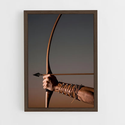 ap-bow and arrow-2 cadre Bois foncé