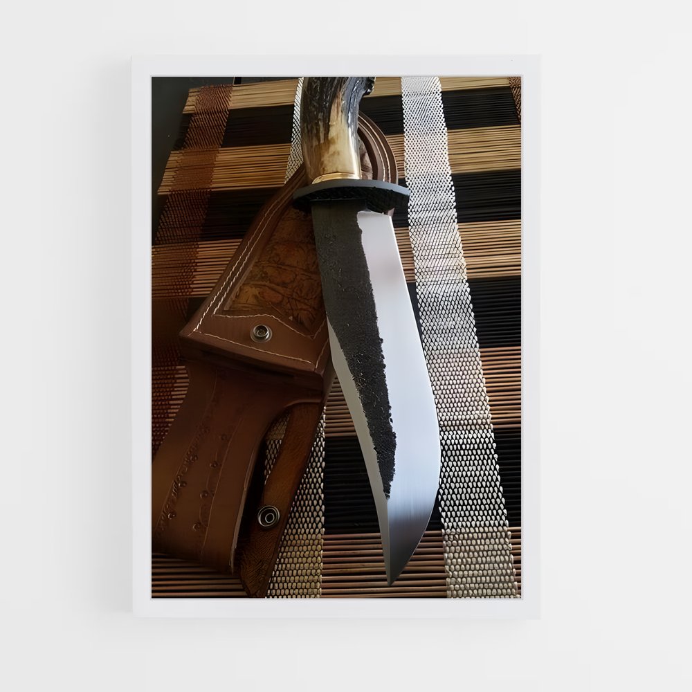 ap-bowie knife-1 cadre Blanc