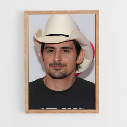 ap-brad paisley-1 cadre Bois clair
