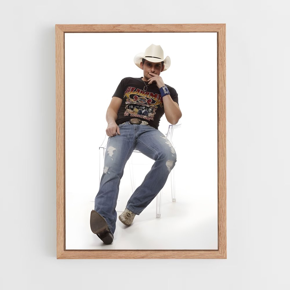 ap-brad paisley-2 cadre Bois clair