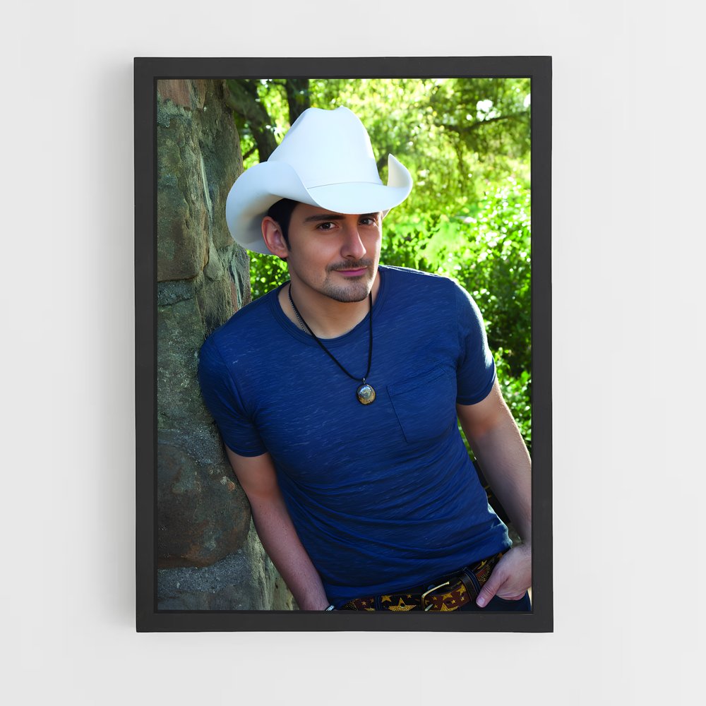 ap-brad paisley-4 cadre Noir