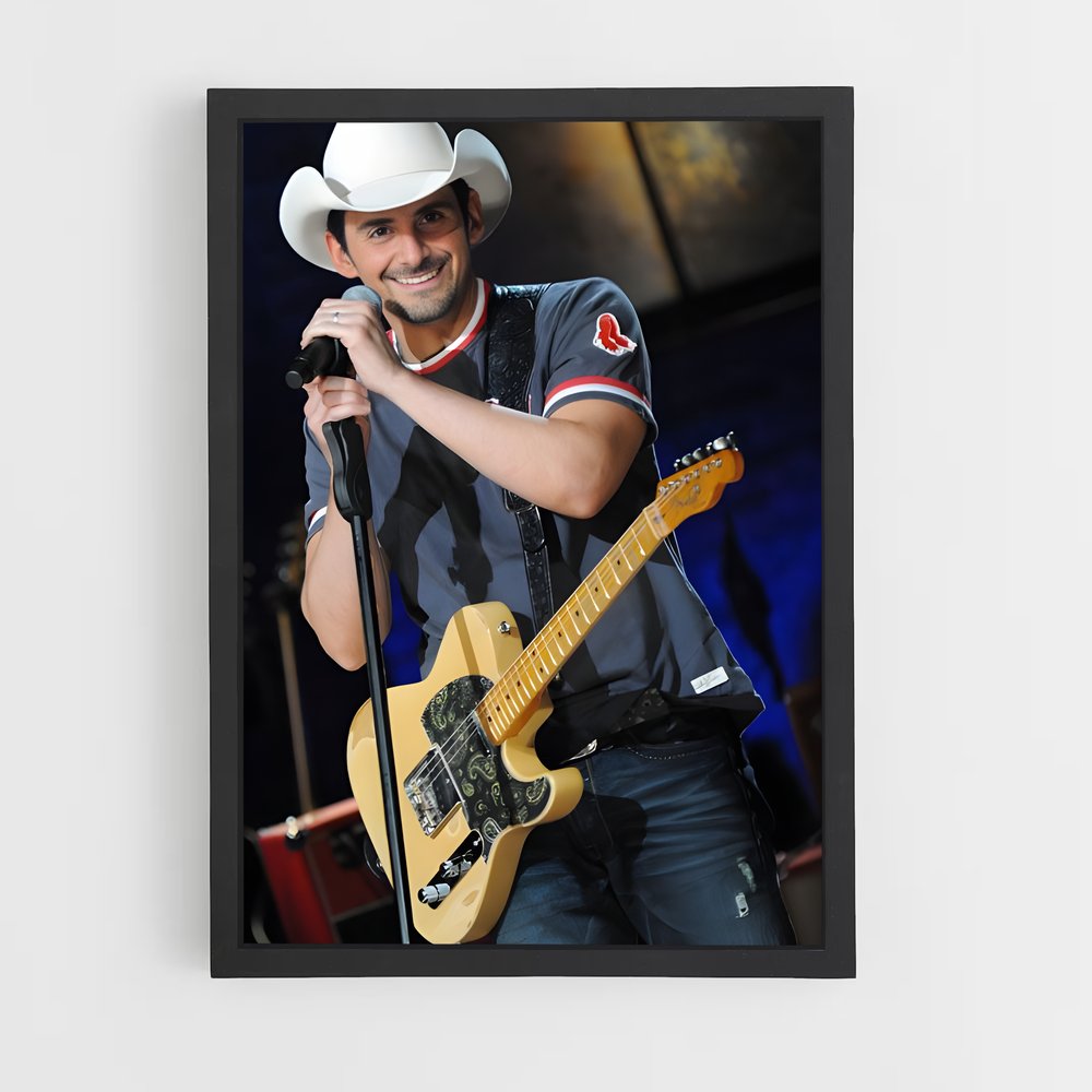 ap-brad paisley-5 cadre Noir