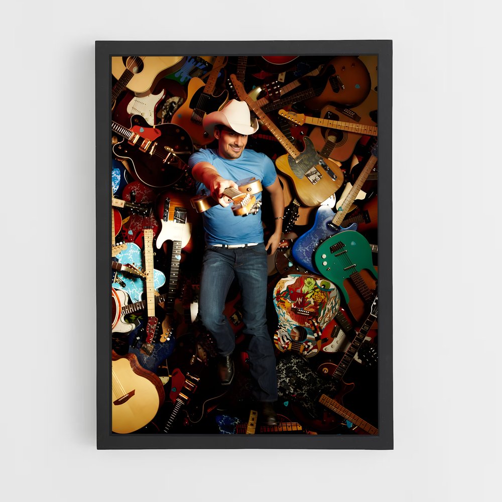 ap-brad paisley-7 cadre Noir