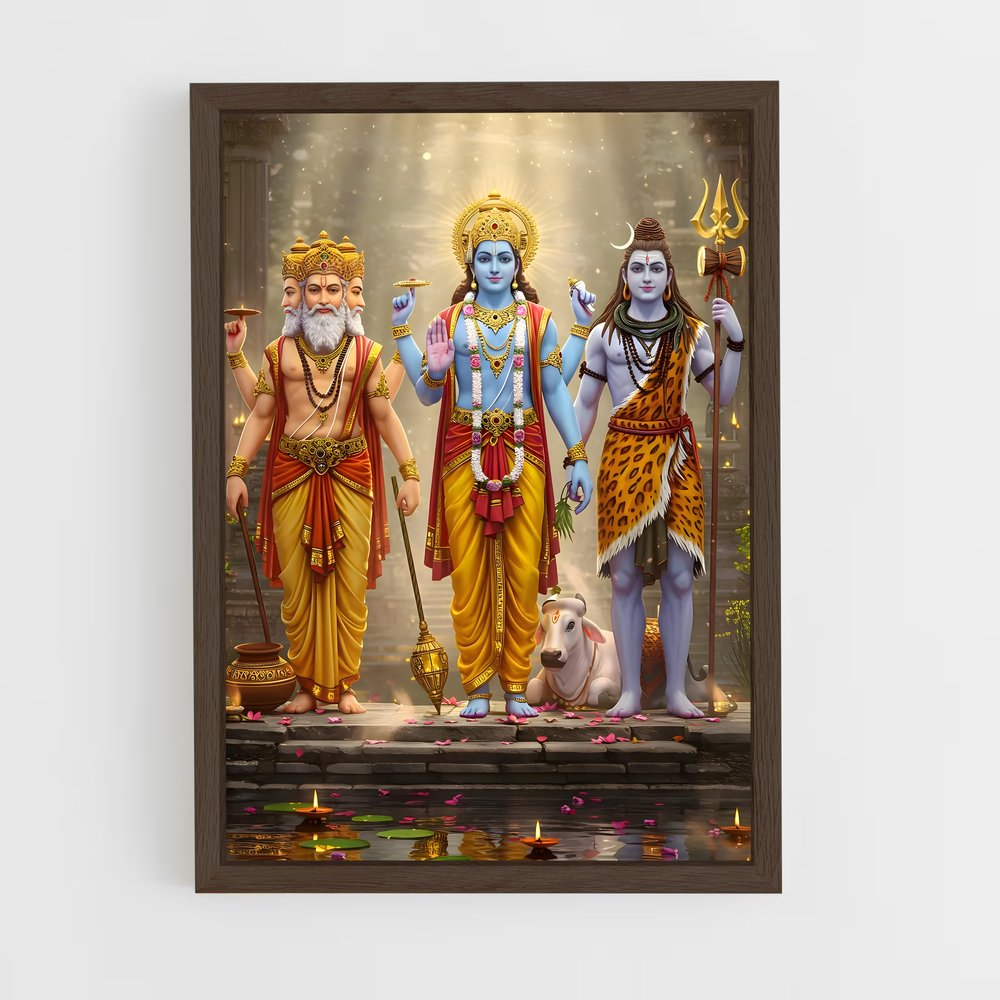 ap-brahma-5 cadre Bois foncé