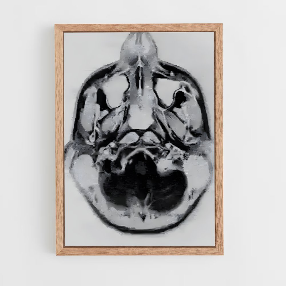 ap-brain scan-2 cadre Bois clair