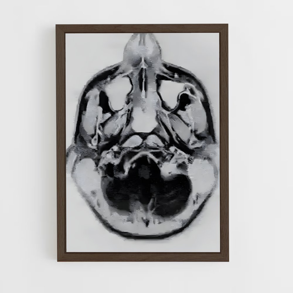ap-brain scan-2 cadre Bois foncé