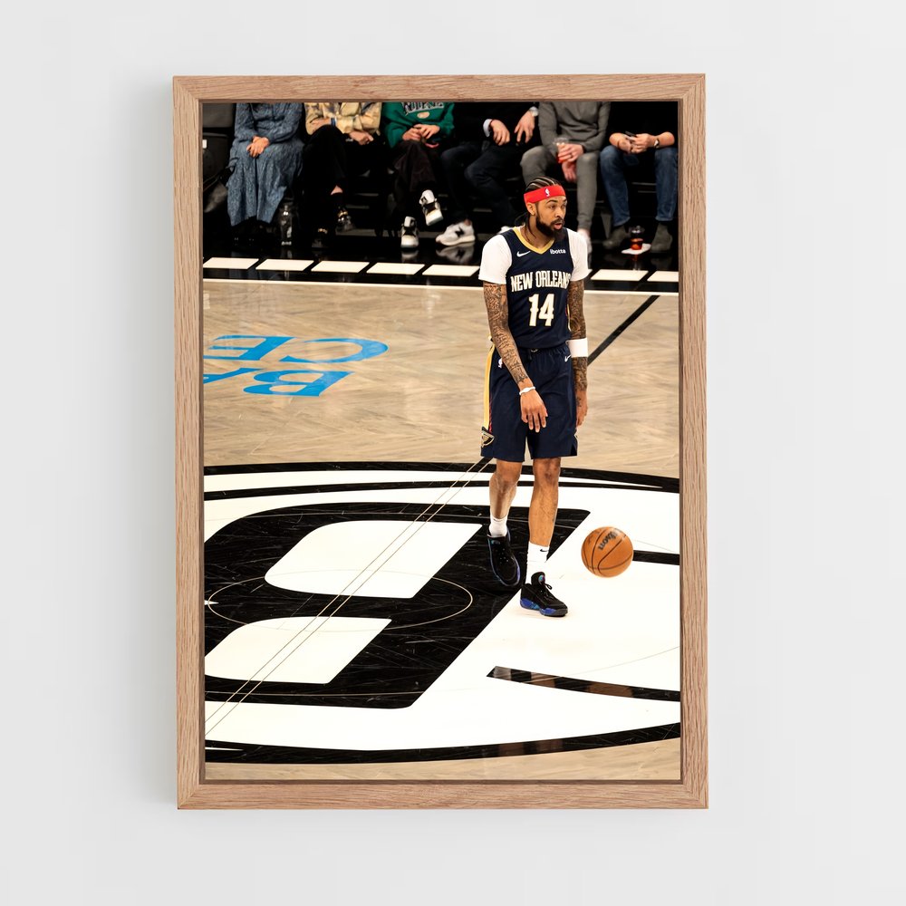 ap-brandon ingram-4 cadre Bois clair