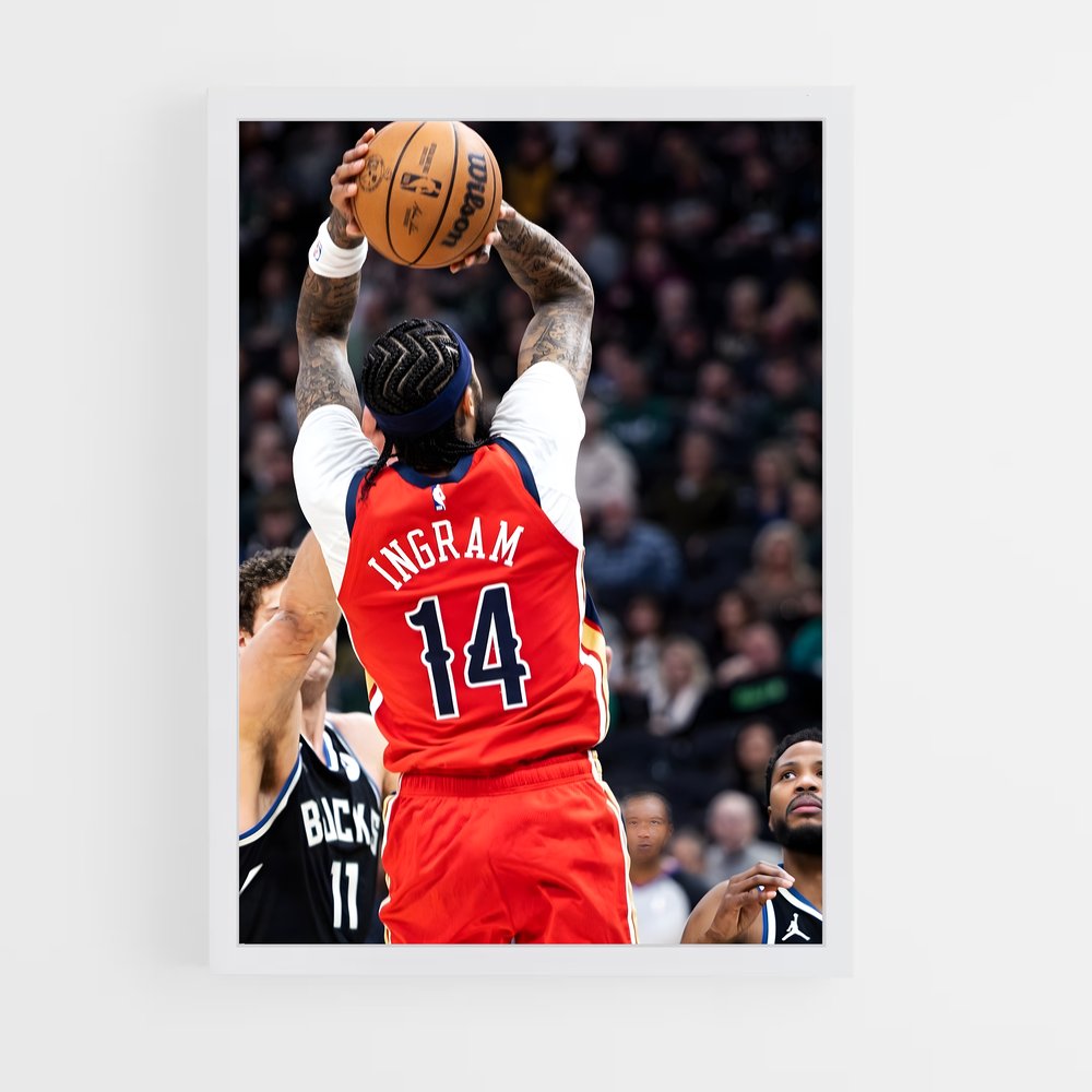 ap-brandon ingram-6 cadre Blanc