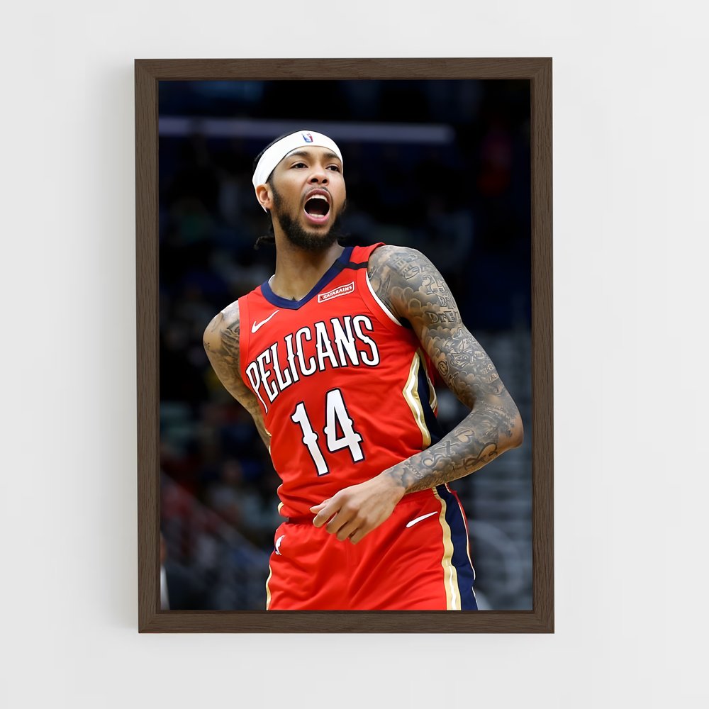ap-brandon ingram-7 cadre Bois foncé