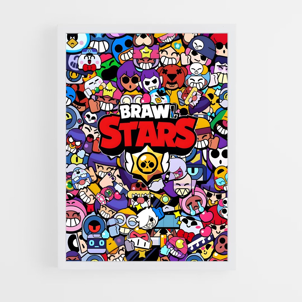 ap-brawl star-2 cadre Blanc