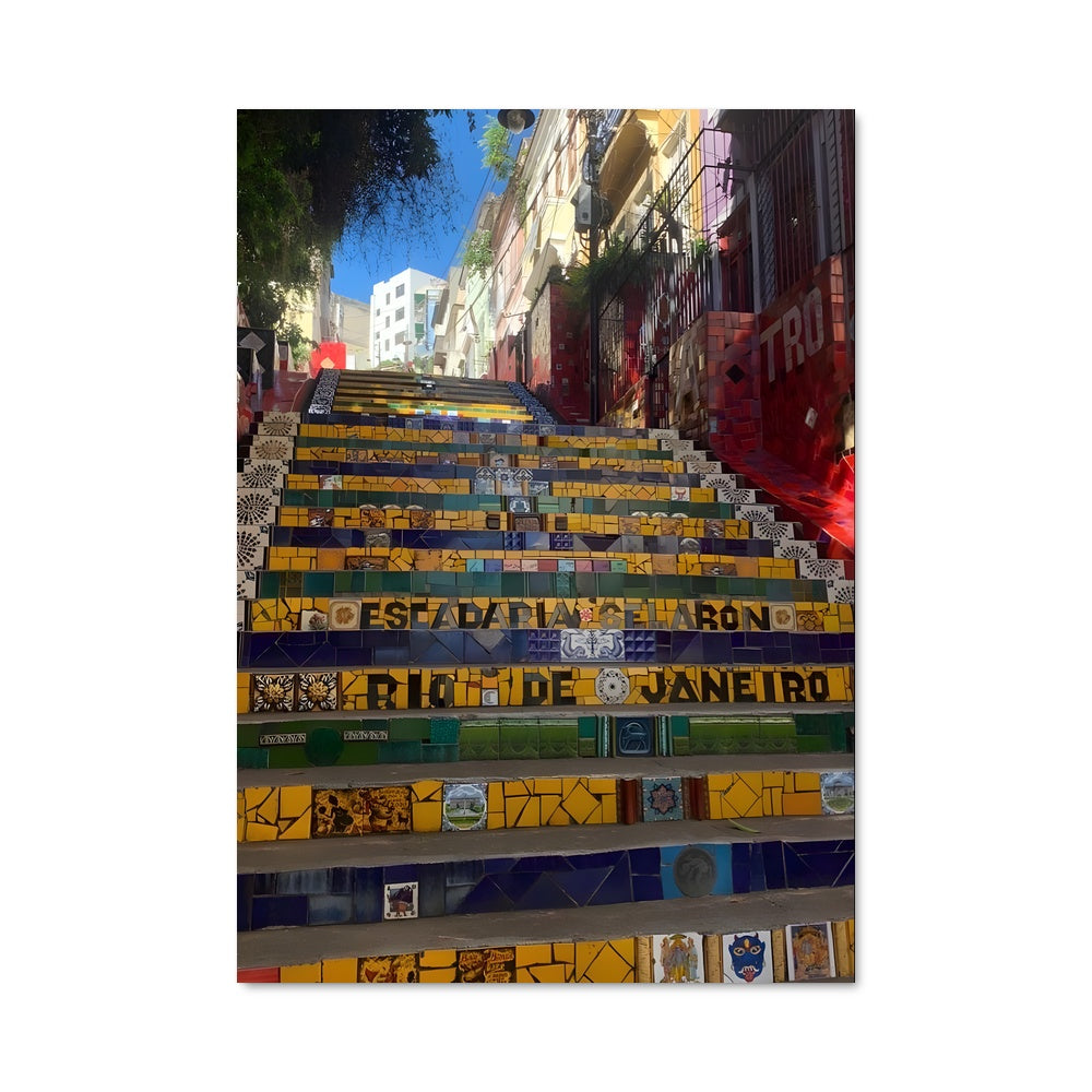 Poster Escaliers de Mexico