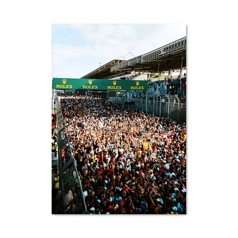 Poster La Foule des Vitesse